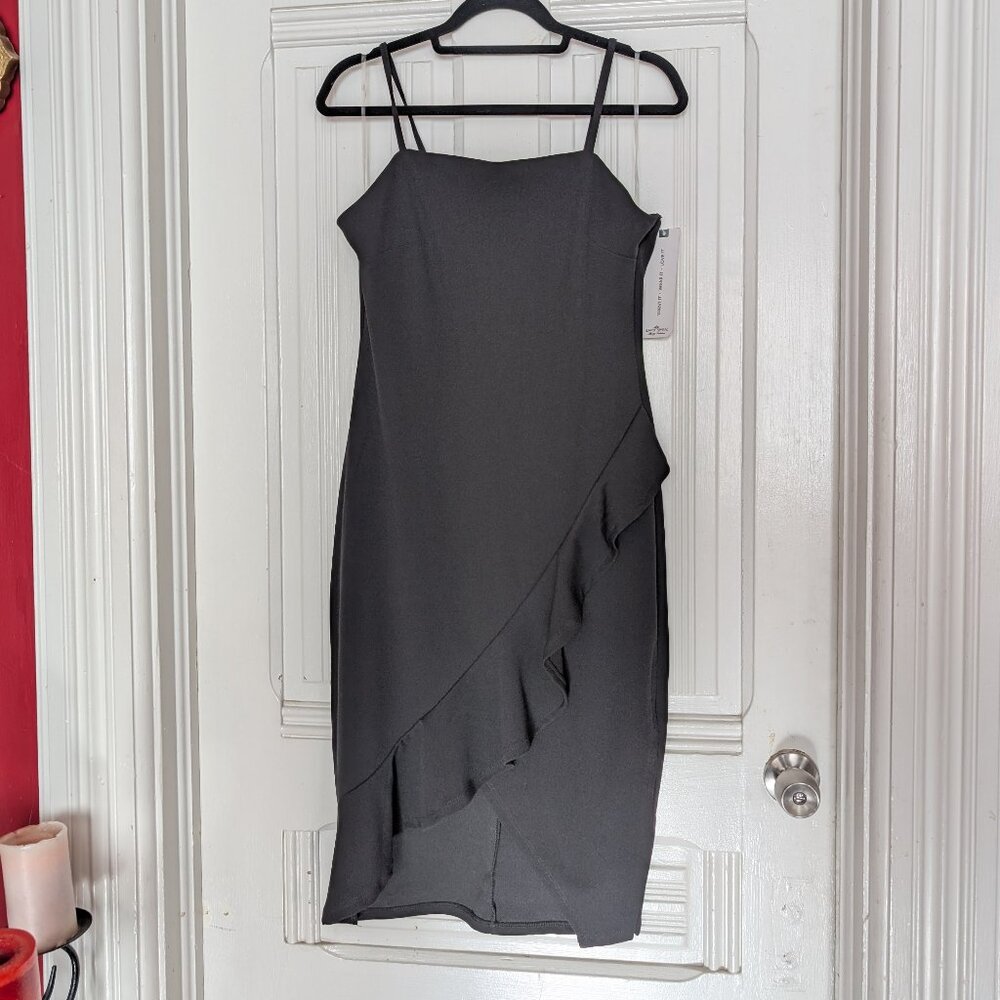 Hot Topic Almost Famous Spaghetti Strap & Ruffle Midi Dress NWT Size L